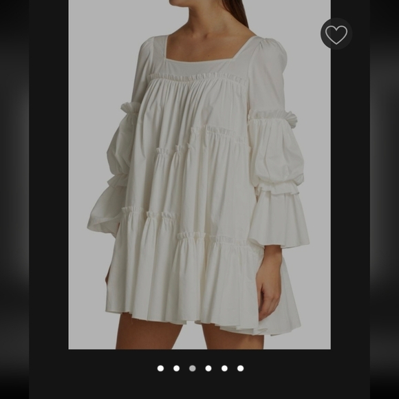 Aje L'espirit Ruffle Mini Dress  Size L - Picture 1 of 8